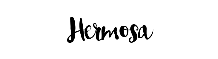Hermosa Pennellino Font