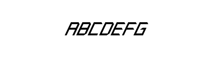 Synthetic Sharps Italic  Free Fonts Download