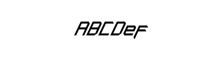 Synthetic Sharps Italic  Free Fonts Download