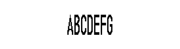 CondenBitmap  Free Fonts Download