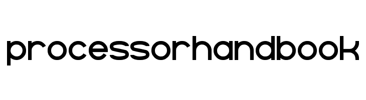 processorhandbook Indonesia Font