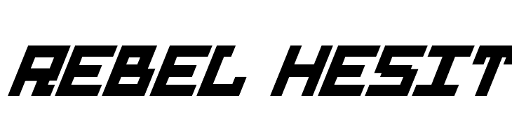 REBEL%2BHESIT Drid Herder Solid Italic Font