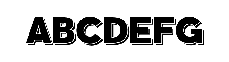 TabarraShadow  Free Fonts Download