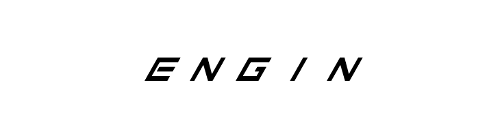 ENGIN InversionzItalic Italic Font