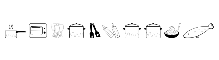 Cooking Set  Free Fonts Download