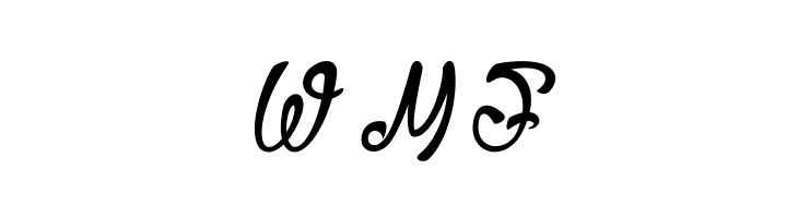 Bisous&pound;  Free Fonts Download