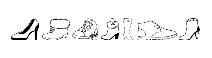 Women And Shoes  Free Fonts Download