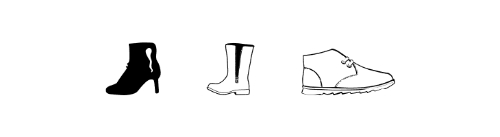 Women And Shoes  Free Fonts Download