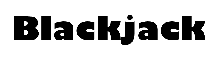 Blackjack Trumania EEN Plain Font