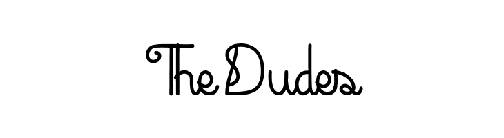 TheDudes Rock and Roll Street Font