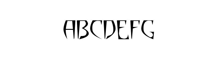 Yazata!"  Free Fonts Download