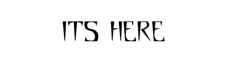 Yazata!"  Free Fonts Download