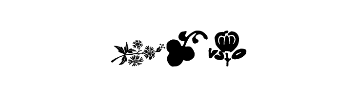 Rough Fleurons Free Two  Free Fonts Download