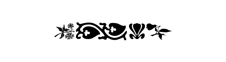 Rough Fleurons Free Two  Free Fonts Download