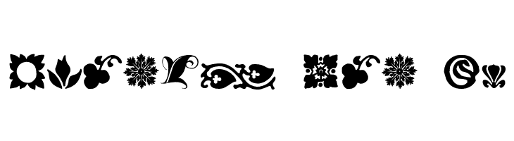 Rough Fleurons Free Two  Free Fonts Download