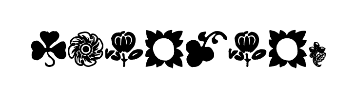 Rough Fleurons Free Two  Free Fonts Download