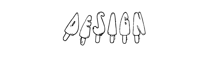 Jenna's Popsicles  Free Fonts Download