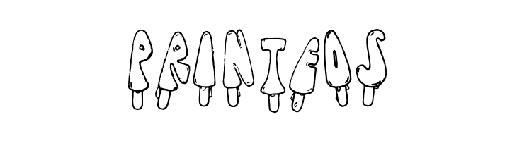 Jenna's Popsicles  Free Fonts Download