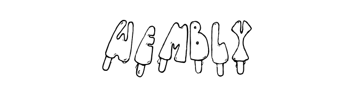 Jenna's Popsicles  Free Fonts Download