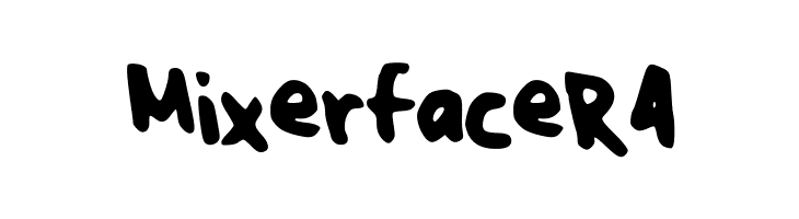 MixerfaceR4 JPfont Font