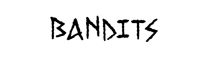 BANDITS Vengeful Gods BB Font
