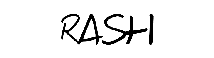 RASH Scrawl Of The Chief Font