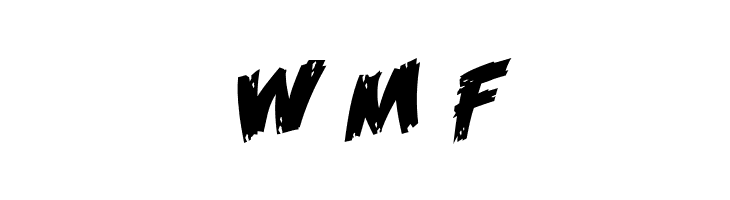 Feast of Flesh BB Italic  Free Fonts Download