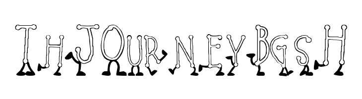 Walking Around  Free Fonts Download