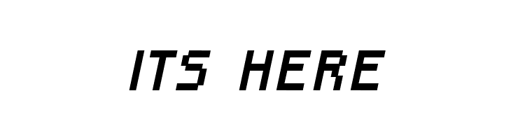 DisposableDigi BB Italic  Free Fonts Download