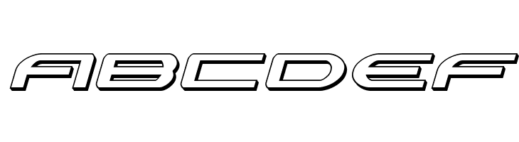 Antietam 3D Italic  Free Fonts Download