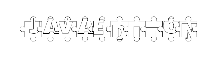 Puzzle Pieces Outline  Free Fonts Download