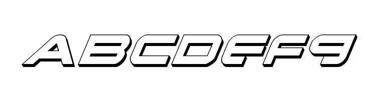 New Mars 3D Italic  Free Fonts Download