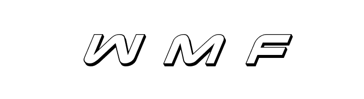 New Mars 3D Italic  Free Fonts Download