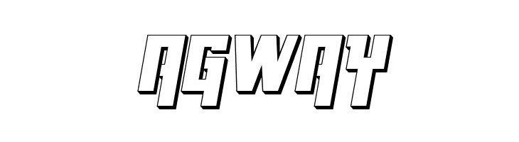 Danger Flight 3D Italic  Free Fonts Download