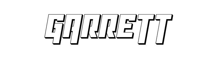 Danger Flight 3D Italic  Free Fonts Download