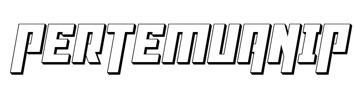 Danger Flight 3D Italic  Free Fonts Download