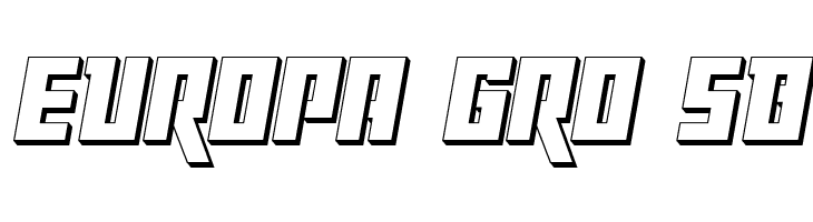 Danger Flight 3D Italic  Free Fonts Download