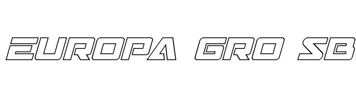 Trans-America Outline Italic  Free Fonts Download