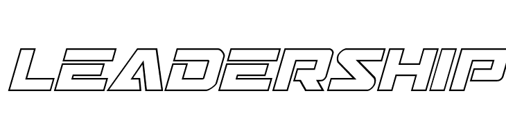 Trans-America Outline Italic  Free Fonts Download