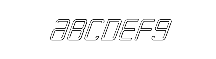 Escape Artist 3D Italic  Free Fonts Download