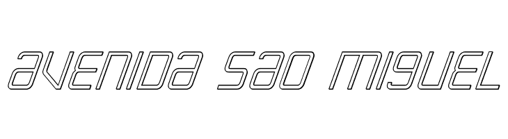 Escape Artist 3D Italic  Free Fonts Download