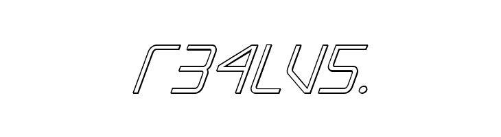 Escape Artist 3D Italic  Free Fonts Download