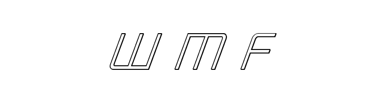 Escape Artist 3D Italic  Free Fonts Download