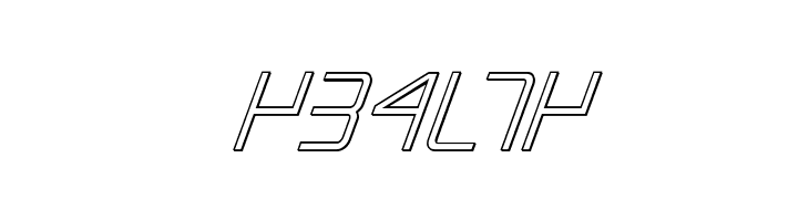 Escape Artist 3D Italic  Free Fonts Download