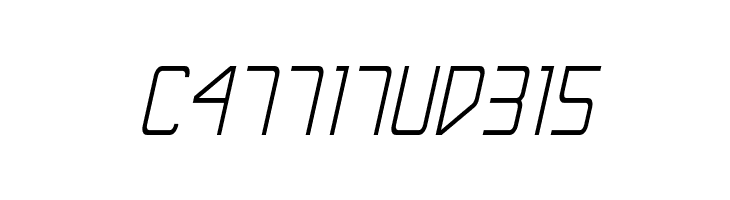 Escape Artist Condensed Semi-Italic  Free Fonts Download