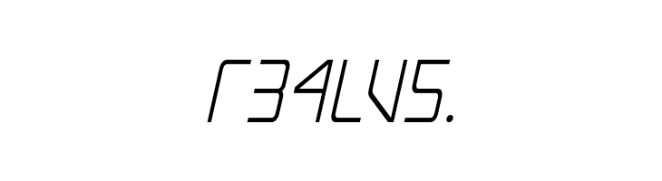 Escape Artist Condensed Semi-Italic  Free Fonts Download