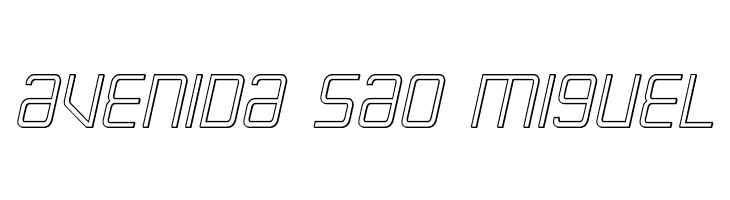 Escape Artist 3D Semi-Italic  Free Fonts Download