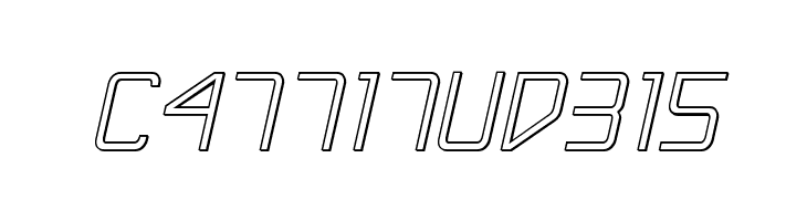 Escape Artist 3D Semi-Italic  Free Fonts Download