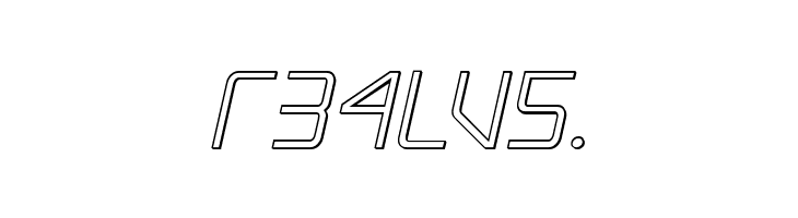 Escape Artist 3D Semi-Italic  Free Fonts Download