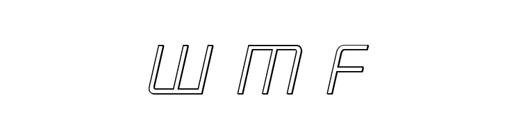 Escape Artist 3D Semi-Italic  Free Fonts Download